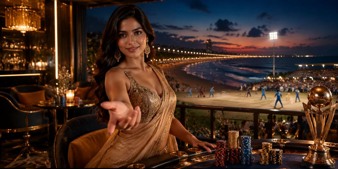 Andar Bahar card game on mobile near Chennai Marina Beach