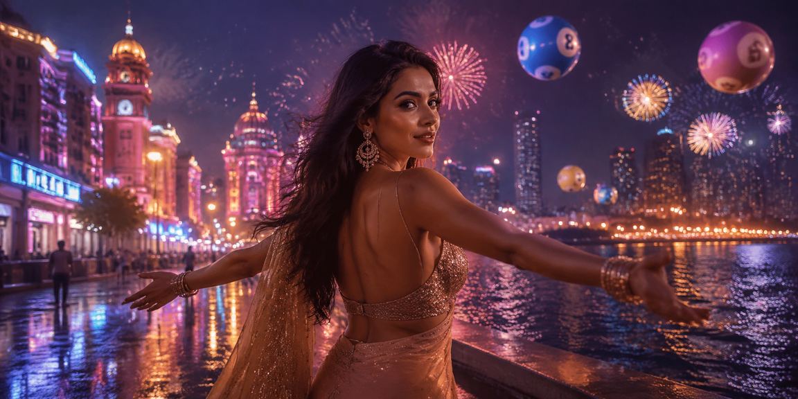 Mumbai cityscape with Bollywood signage reflecting entertainment and gaming